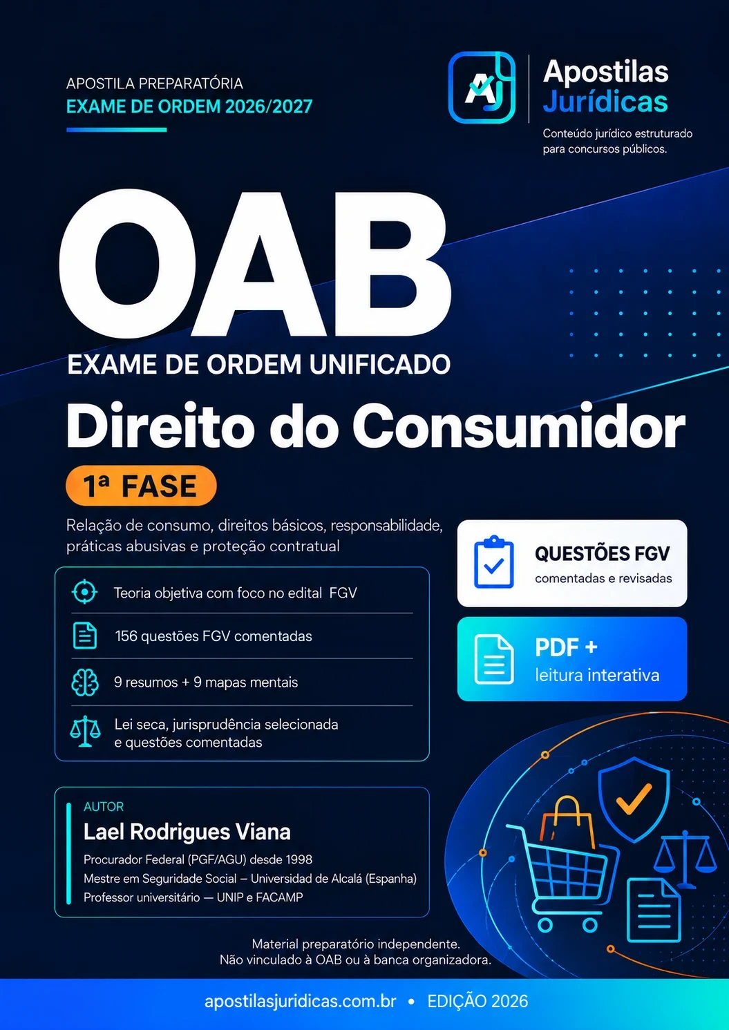 Capa — Direito do Consumidor para OAB 2026