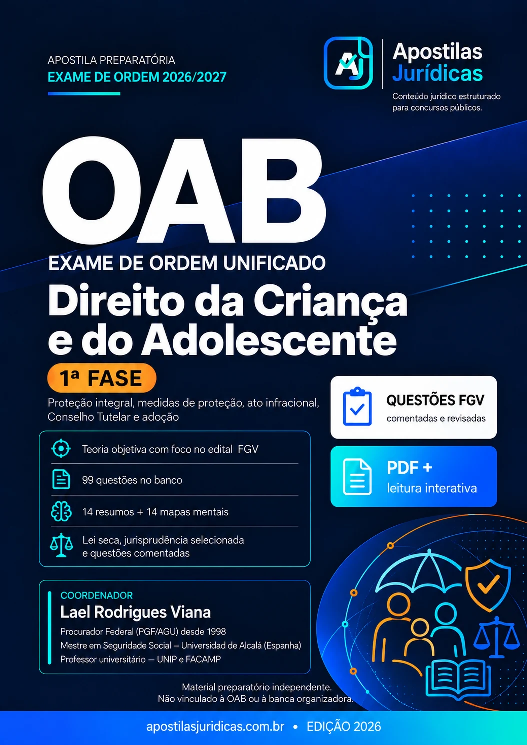 Capa — Estatuto da Criança e do Adolescente (ECA) para OAB 2026