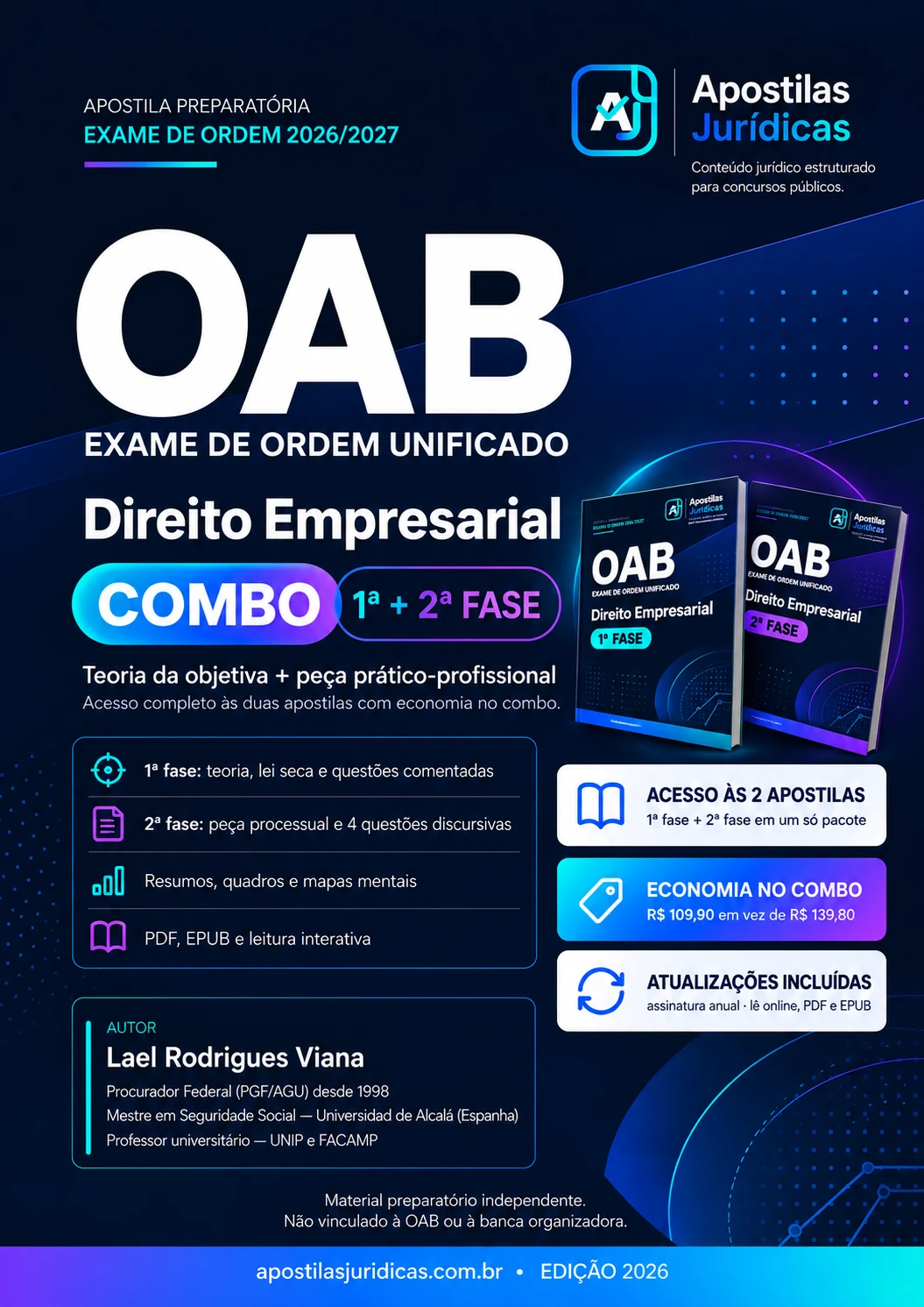 Capa — Direito Empresarial OAB — 1ª e 2ª Fase